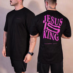 Camiseta Oversized Jesus Is King