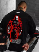 Camisa Oversized Streetwear Plus SizeJirenDragon Ball Z/Super