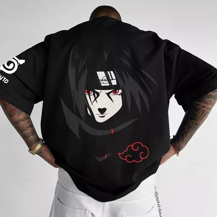 Camisa Oversized Streetwear Plus SizeItachi Naruto