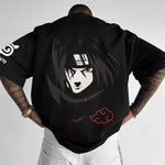Camisa Oversized Streetwear Plus SizeItachi Naruto