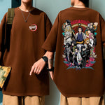 Camiseta Oversized hashiras Demon Slayer