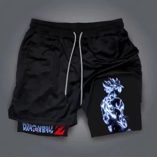 Short Dry-Fit de Compressão Dragon Ball Z