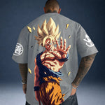Camiseta Oversized Streetwear Son SuperCinza