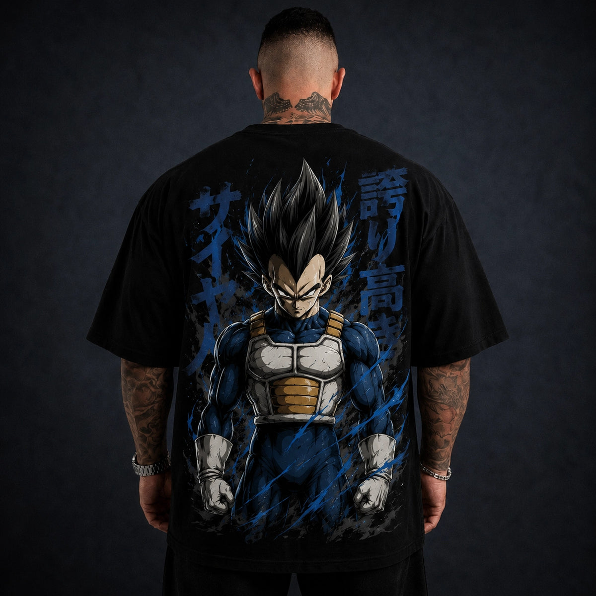 Camisa Oversized Premium Super Vegeta 02