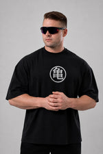 Camiseta Oversized Masculina Rising Warrior Off White