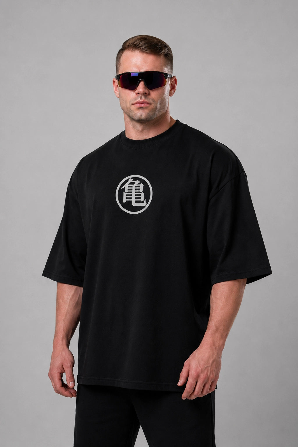 Camiseta Oversized Masculina Rising Warrior Off White