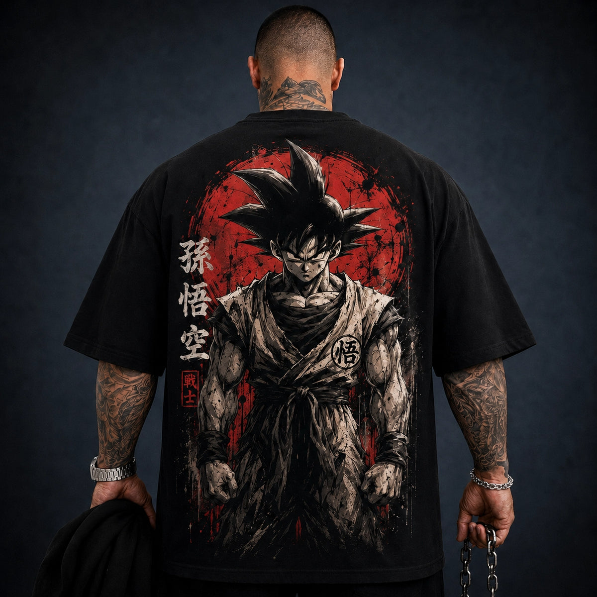 Camisa Oversized Premium Super Goku Fase 1