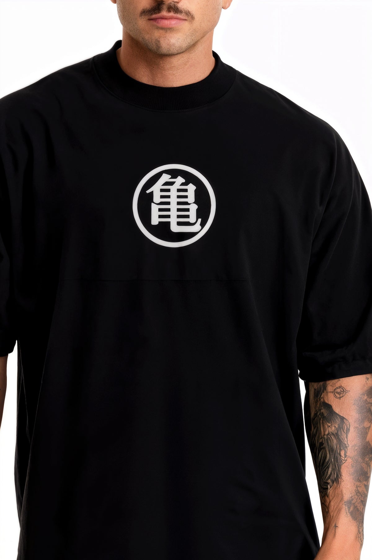 Camiseta OversizedSupremo Guerreiro Masculina Preta
