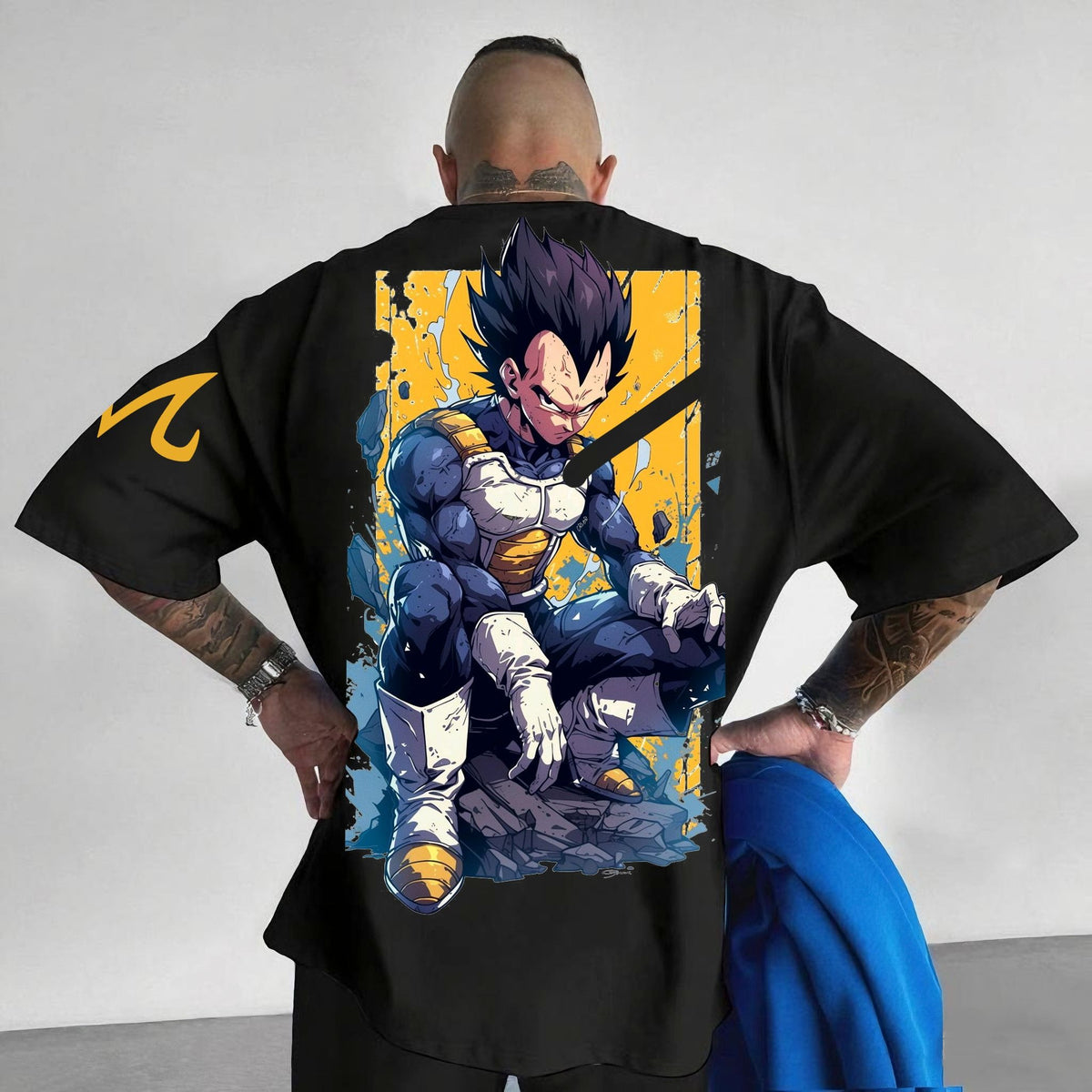 Camiseta Oversized Streetwear Vegeta 02