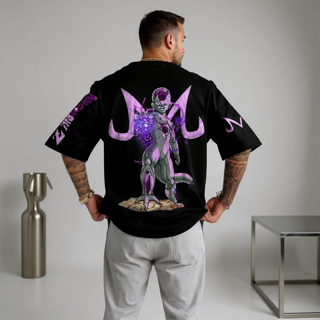 Camiseta Oversized StreetwearFreeza Dragon Ball Z