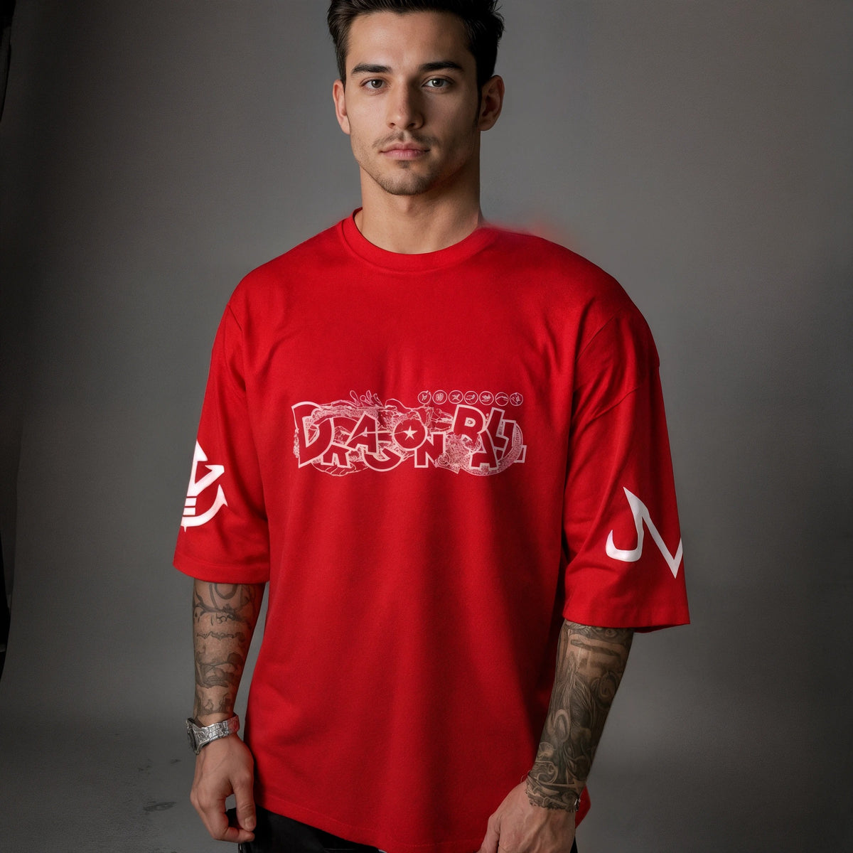 Camiseta Oversized StreetwearGokuSuper Saiyajin 4