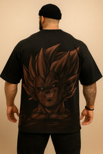 Camisa Oversized Streetwear Vegeta Black