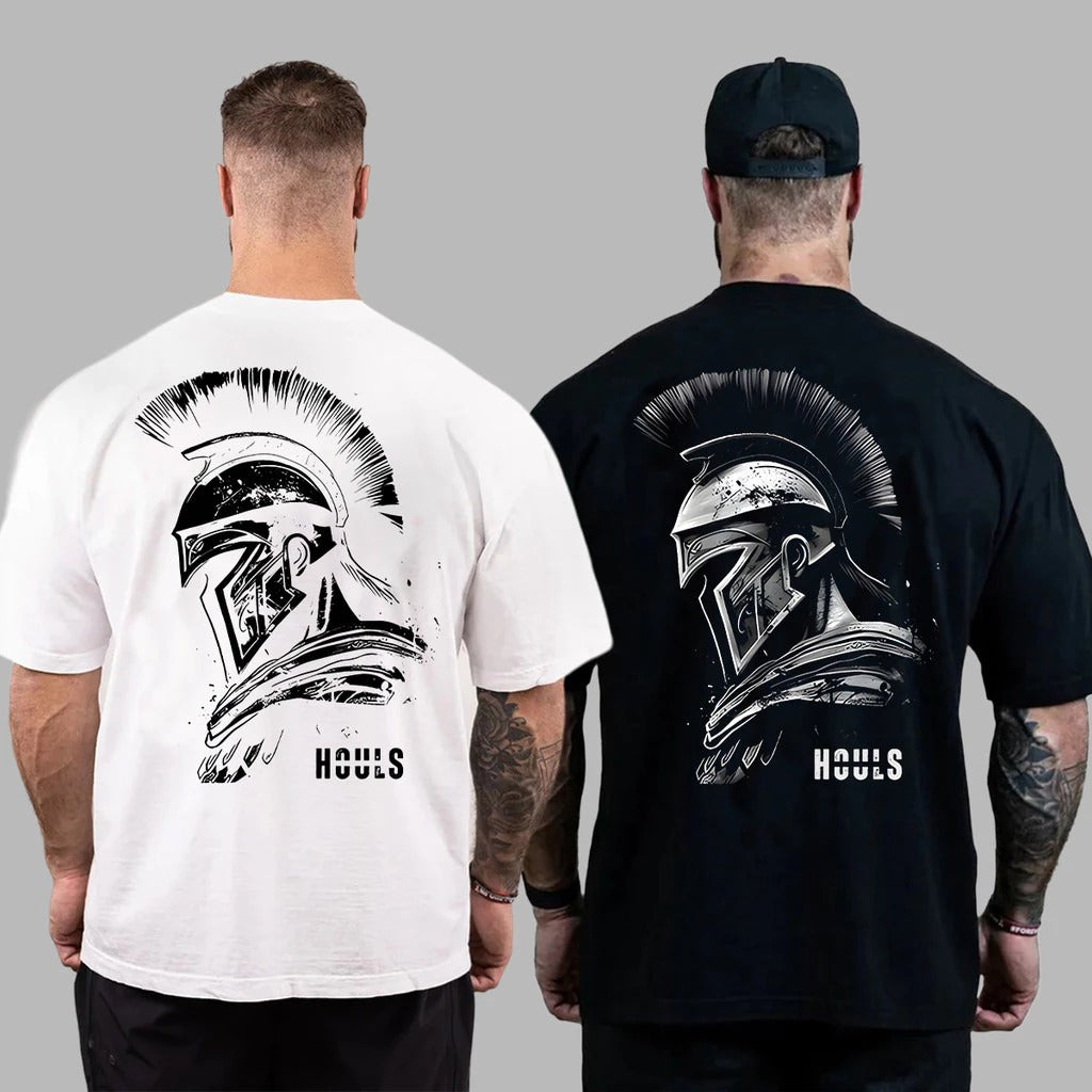 Kit com 2 Camisetas Oversized Espartano em Algodão 30.1