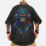Camiseta Oversized Monkey Song