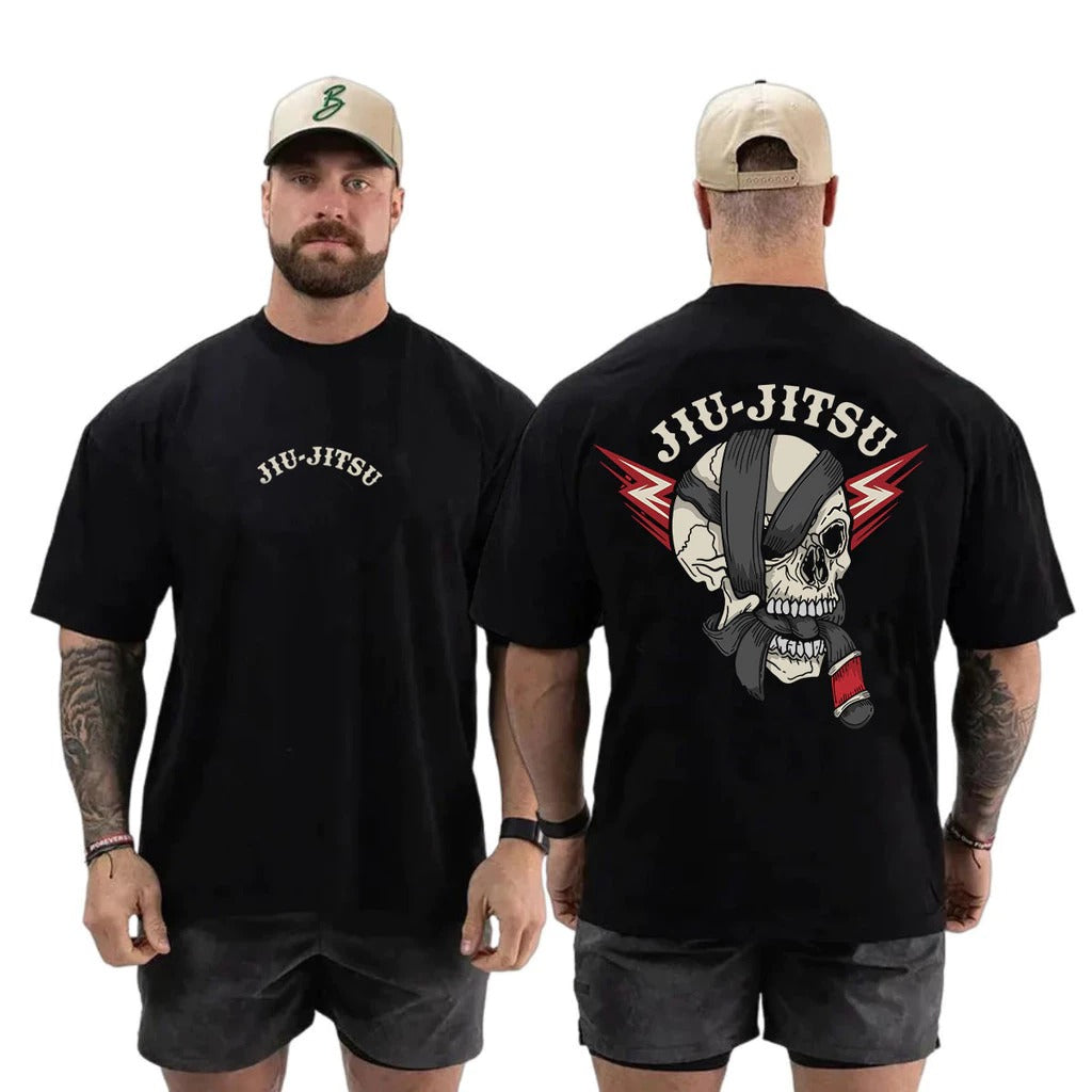 Camisa Jiu Jitsu Caveira Oversized
