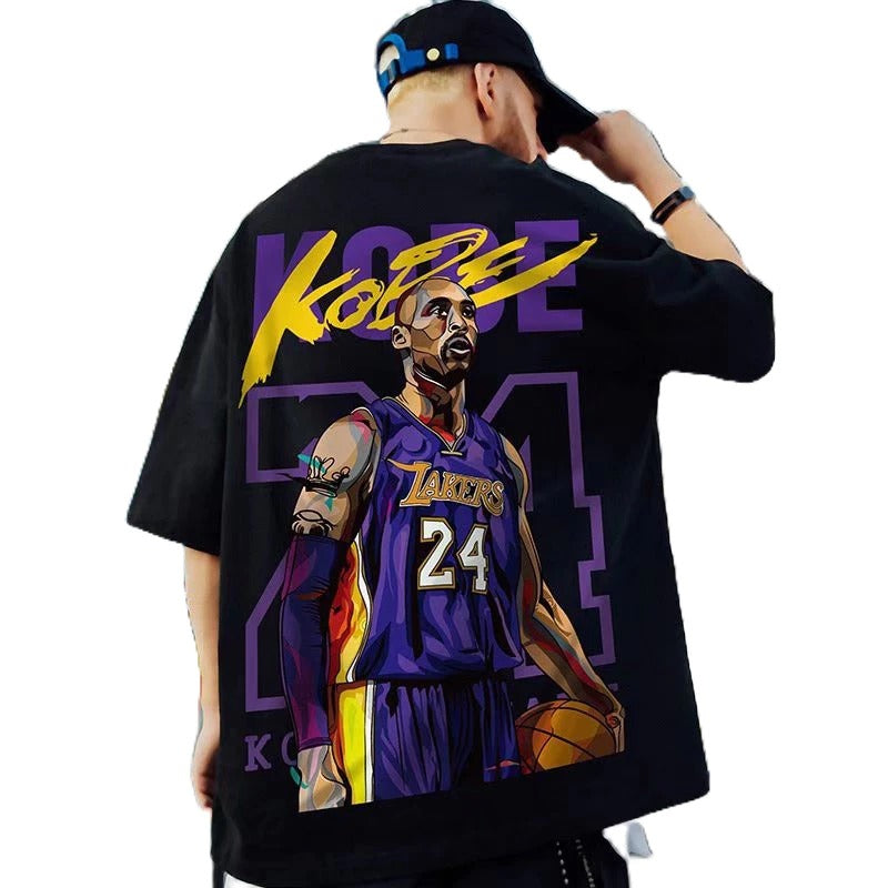 Camiseta Oversized Streetwear BasqueteEspecial Kobe Byant