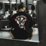 Camisa Jiu Jitsu Caveira Oversized
