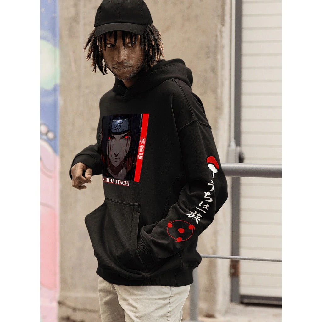 Casaco Moletom Masculino Akatsuki Uchiha Itachi