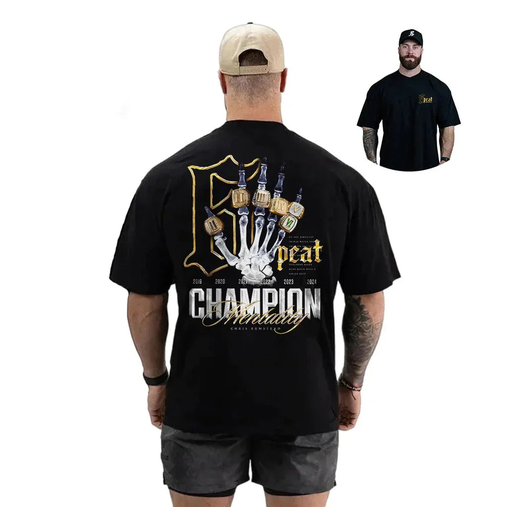 Camiseta OversizedCbum Campeão6 Peat
