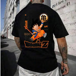 Camiseta Oversized Streetwear Dragon Ball Z Estampada