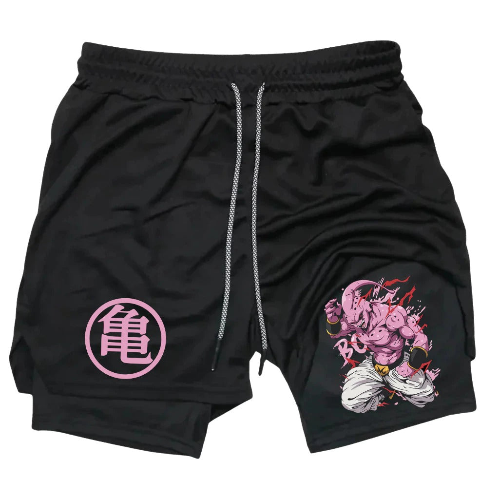 Short Dry-Fit de Compressão Majin Boo DBZ
