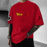 Camiseta Oversized Streetwear Goku Red Dragon Ball Z