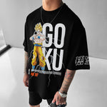 Camiseta Oversized Streetwear Goku Saiyajin Dragon Ball Z