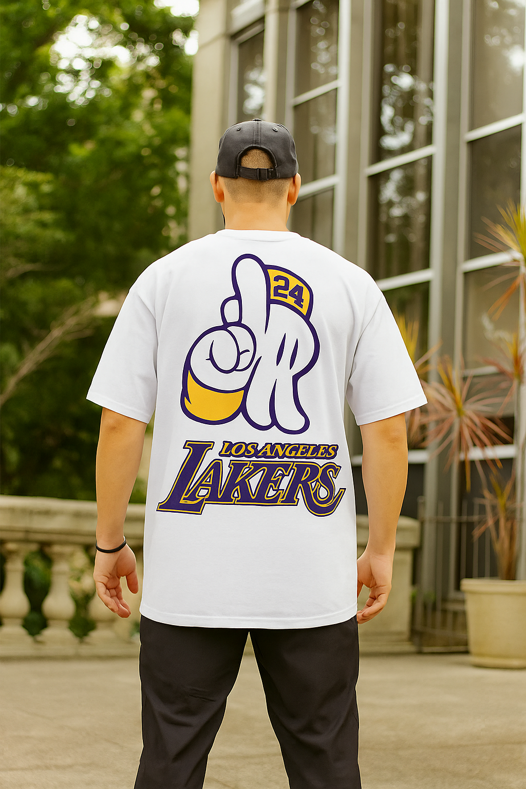 Camiseta NBA Oversize streetwear Especial Los Angeles Lakers