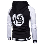 Casaco Moletom Masculino Son Goku Varsity Zipper
