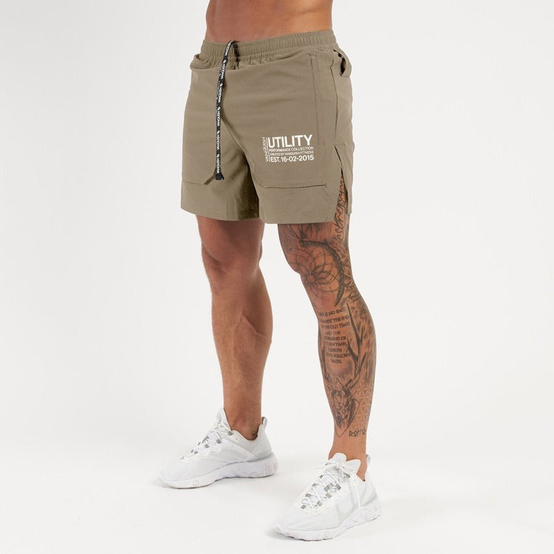 Short Esportivo Masculino, Bermuda Dry Fit, Kits shorts Dry-Fit de Compressão, Bermuda Poliamida 