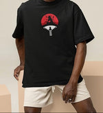 Camiseta Oversized Streetwear Itachi Corvos