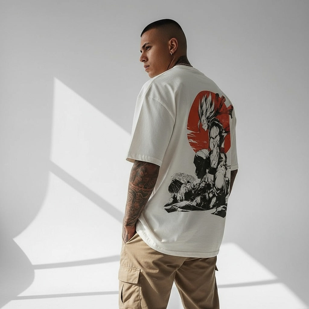 Camiseta Oversized Streetwear Gohan DBZ Premium