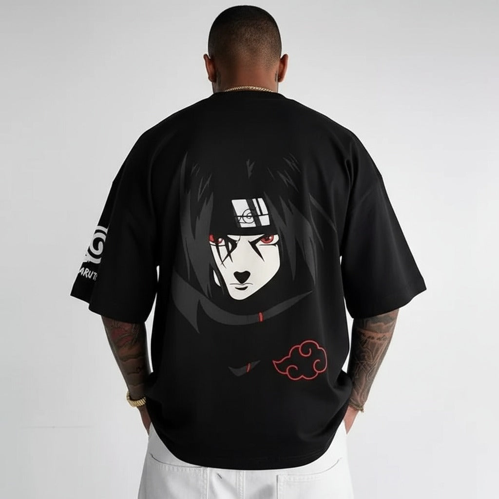 Camisa Oversized Streetwear Plus SizeItachi Naruto