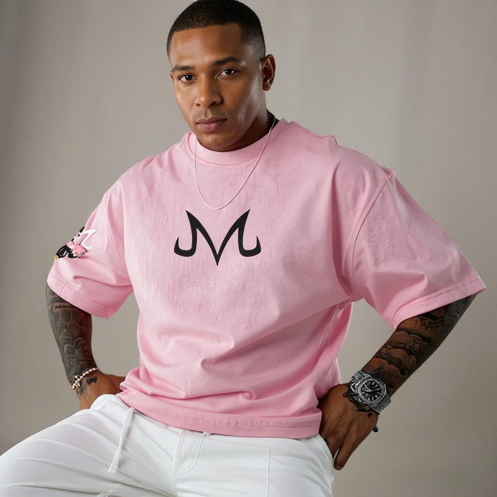 Camisa Oversized Streetwear Plus SizeMajin Boo Kid Rosa