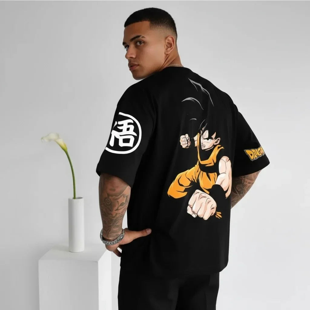 Camiseta Oversized Goku Dragon Ball