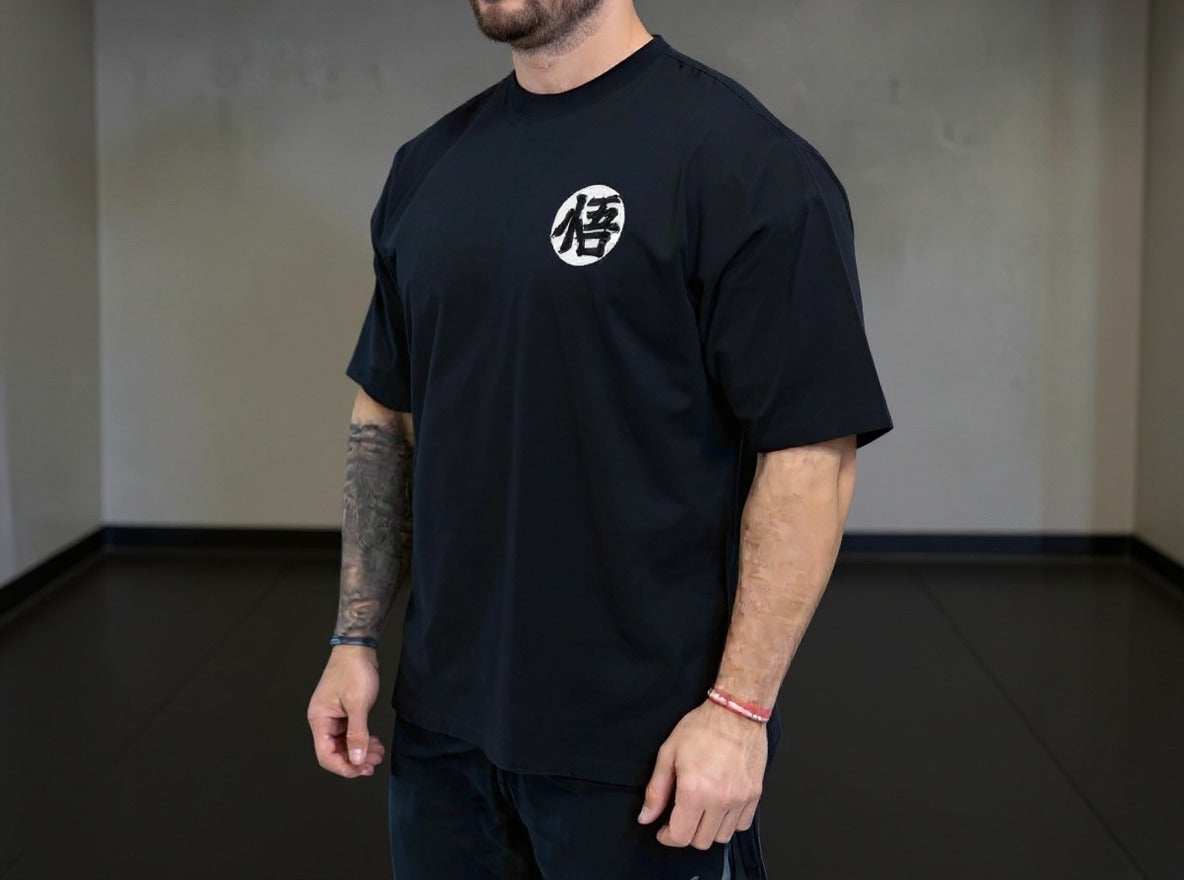 Camiseta Oversized Streetwear Son Goku Black