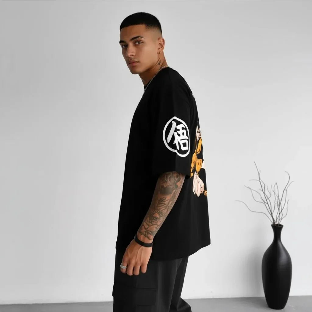 Camiseta Oversized Goku Dragon Ball