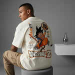 Camiseta Oversized Streetwear Dragon Ball Z Estampada
