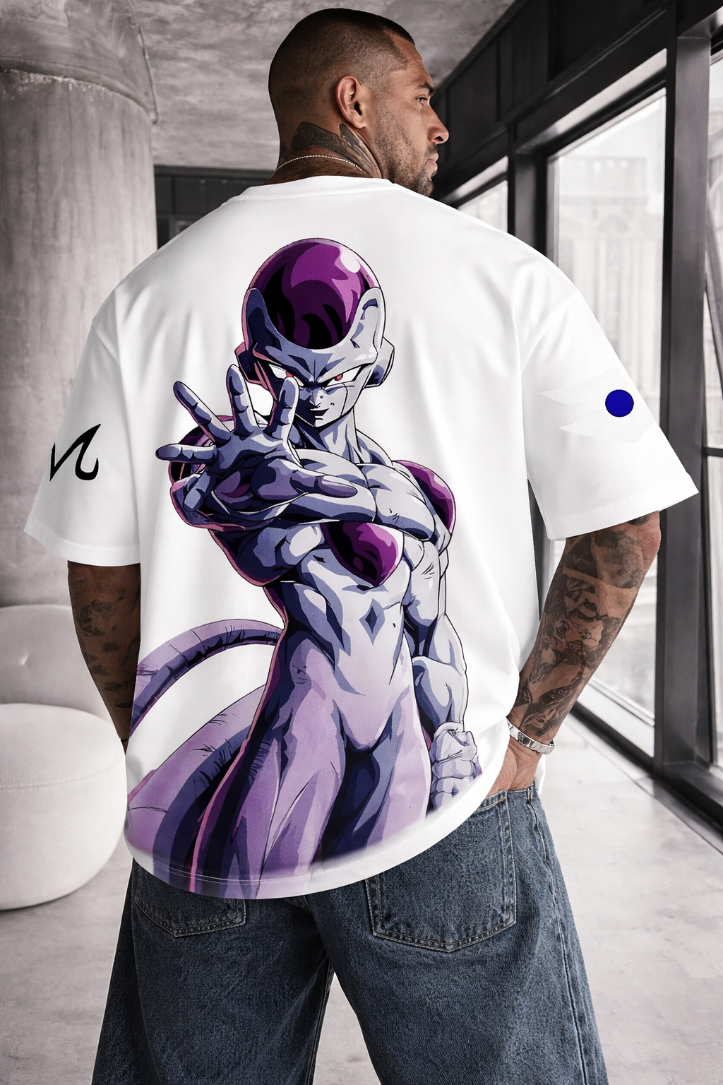 Camiseta Oversized Streetwear Freeza Edição Limitada
