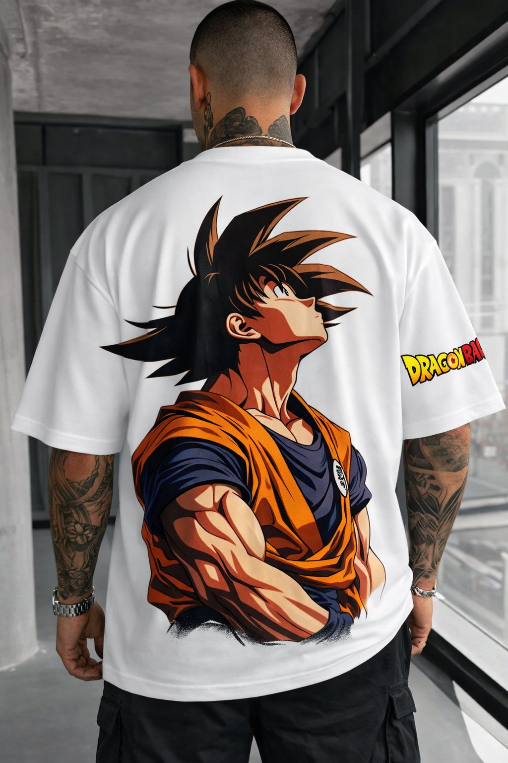 Camiseta Oversized Streetwear Goku Edição Especial