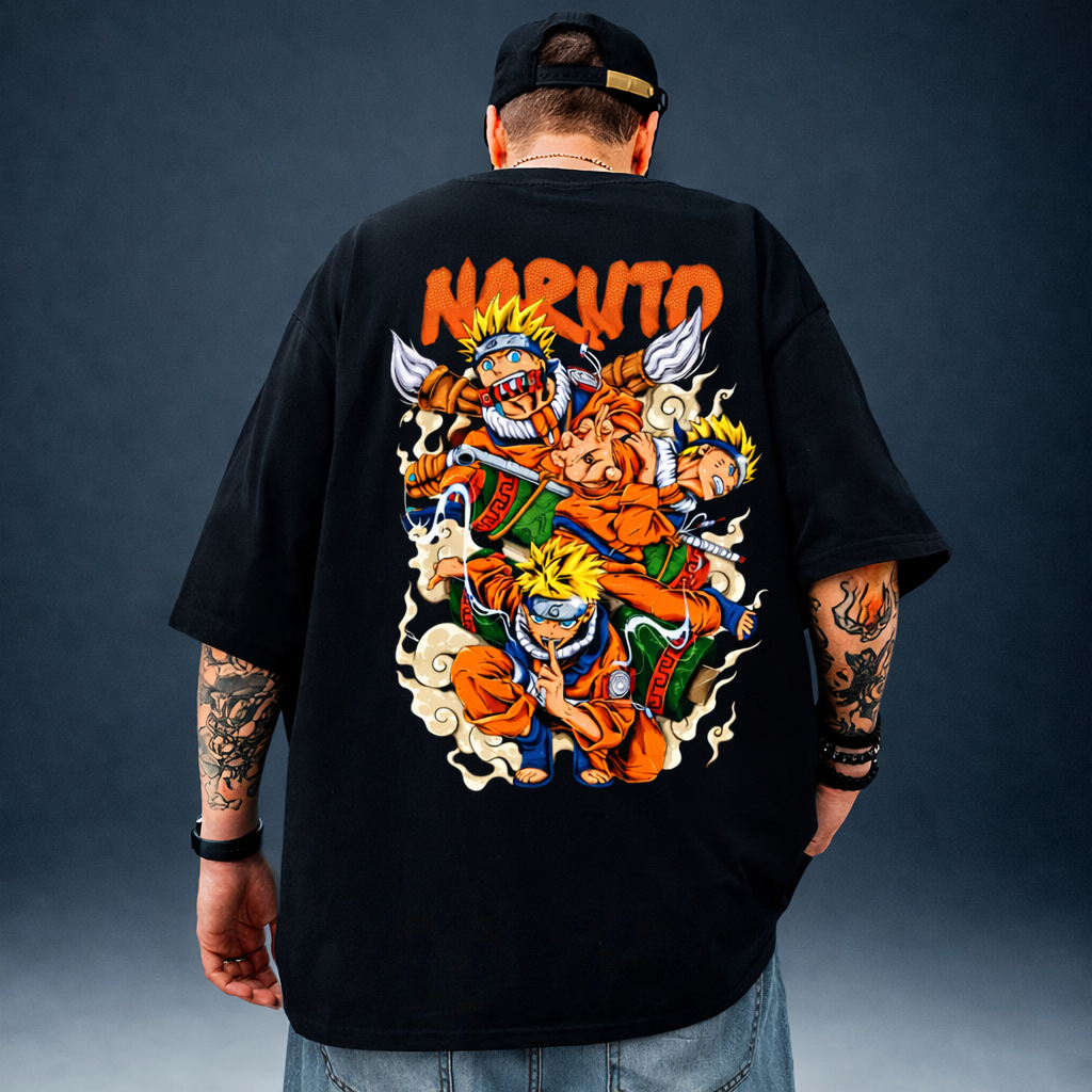 Camisa Camiseta OversizedNaruto Uzumaki