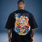 Camiseta Oversized Piratas do Chapéu de Palha