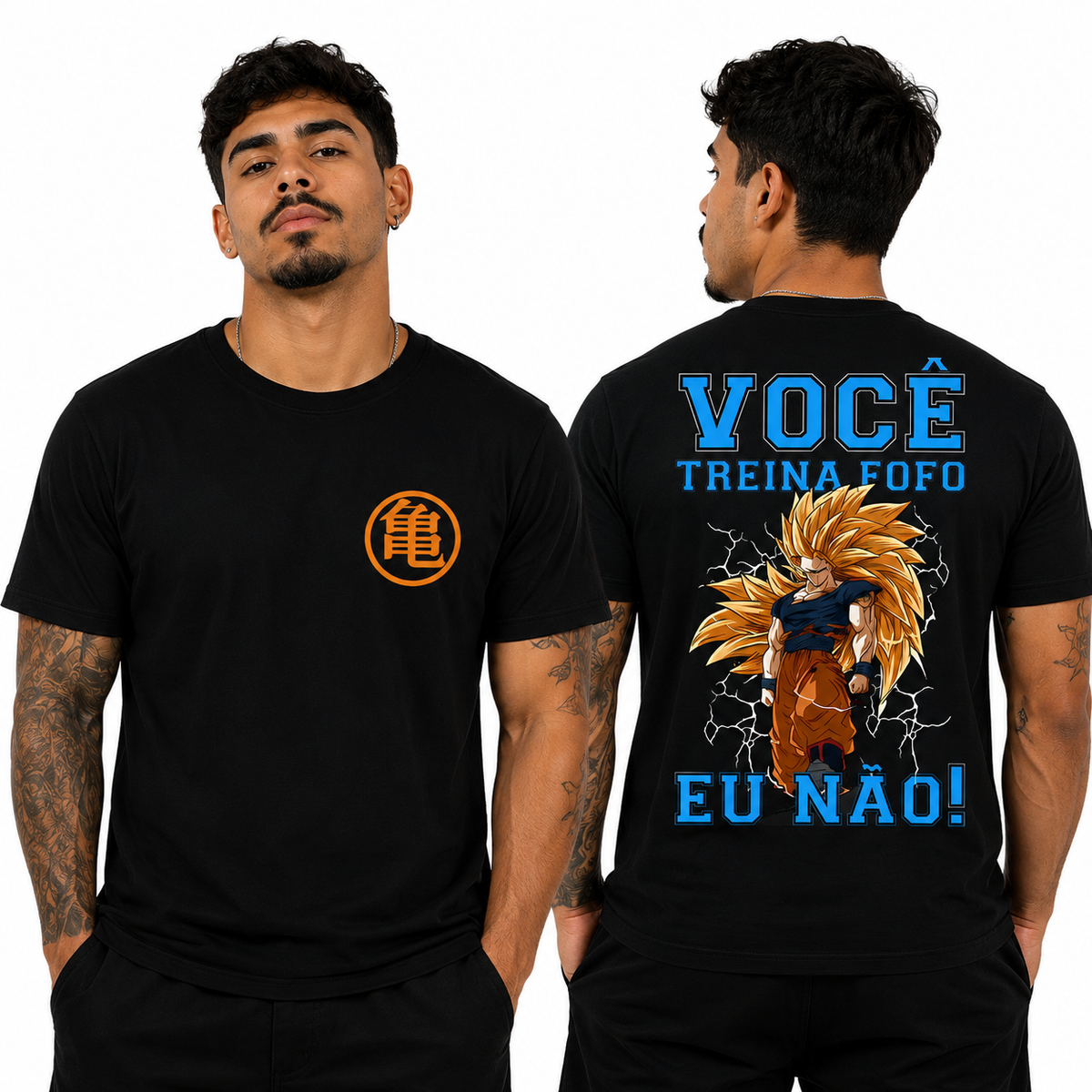 Camiseta Dry Fit Training Treina fofo Dbz