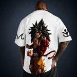 Camiseta Oversized StreetwearGokuSuper Saiyajin 4 Preta