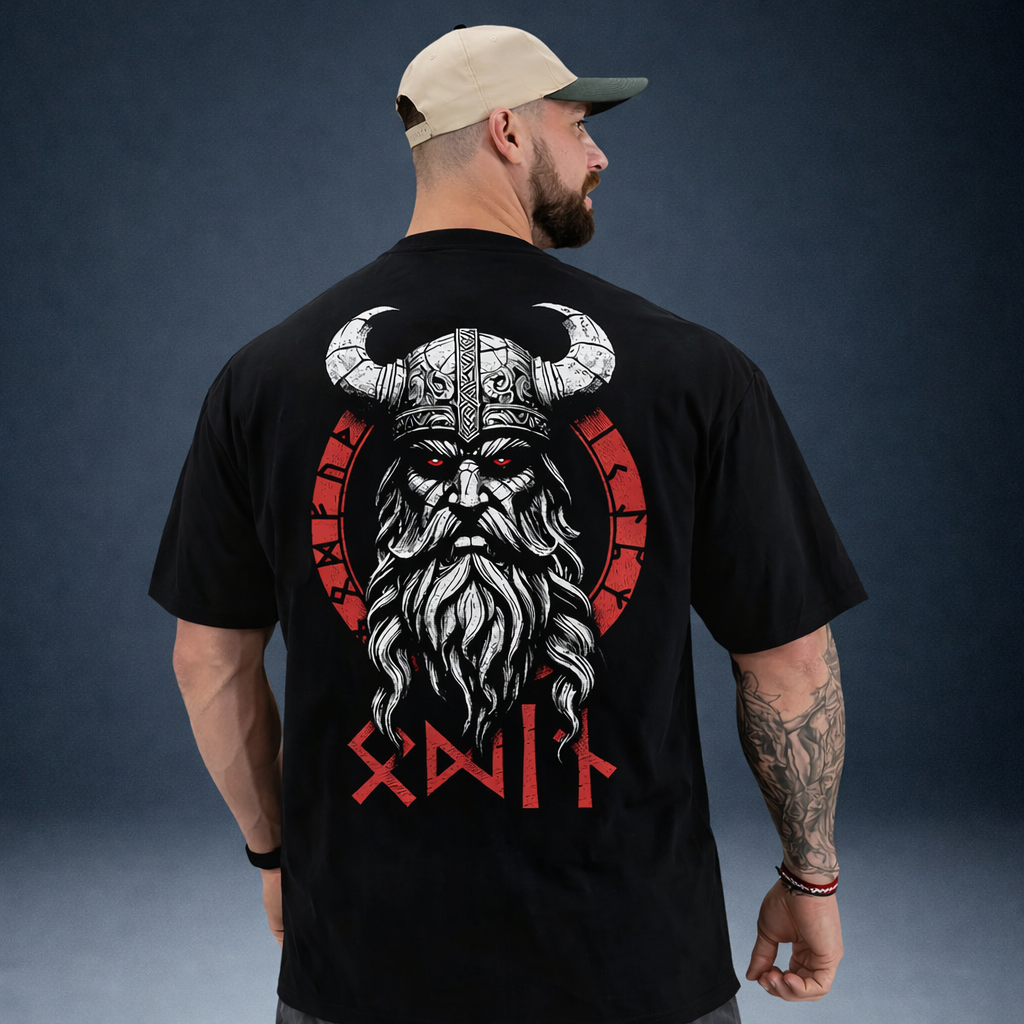 Camiseta Oversized Streetwear Odin Pai de Todos