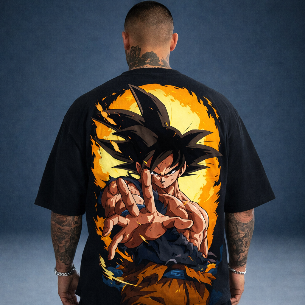 CamisetaStreetwear Oversized Goku Dbz Fase 01