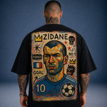 Camiseta Oversized zinédine zidane