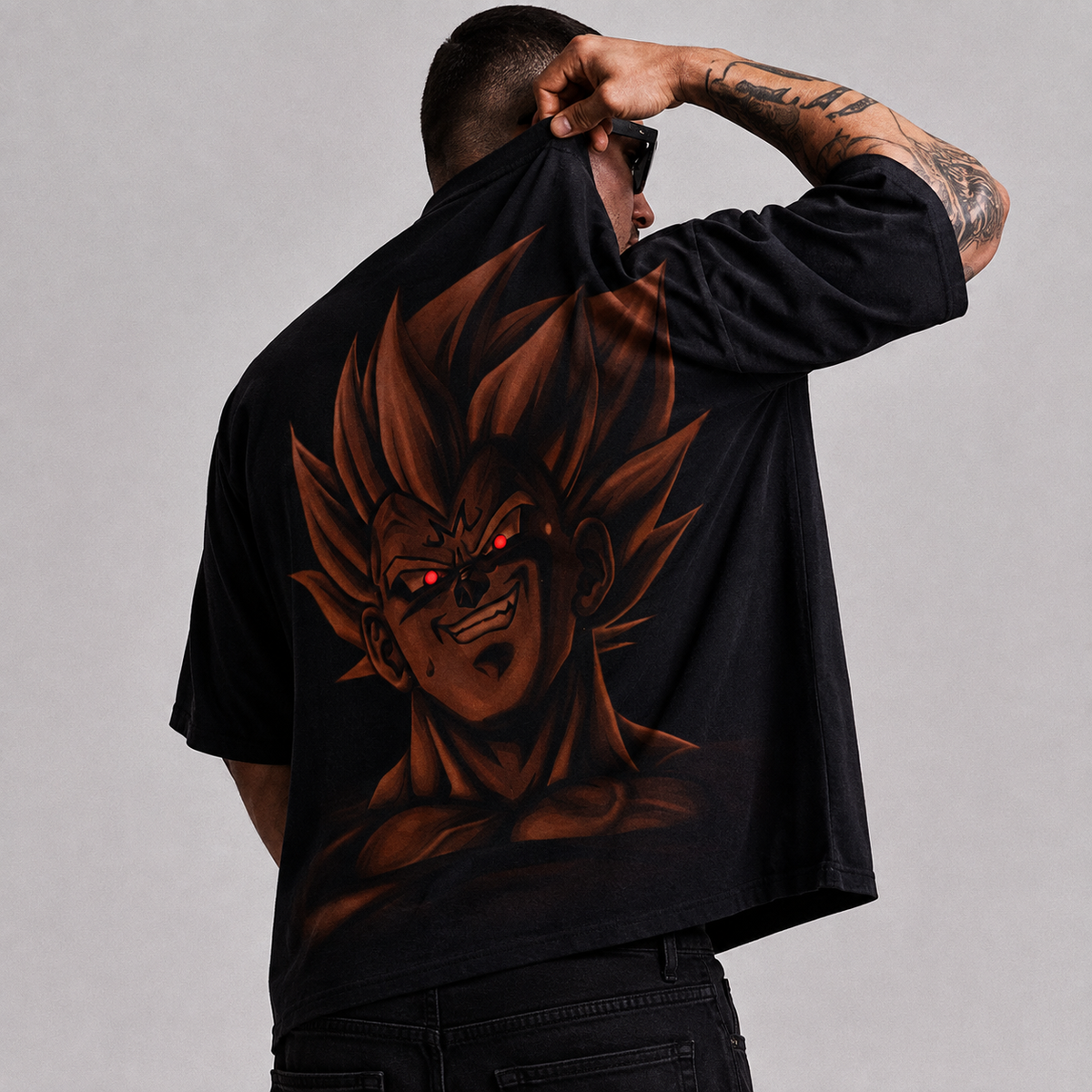 Camisa Oversized Streetwear PrincipeBlack