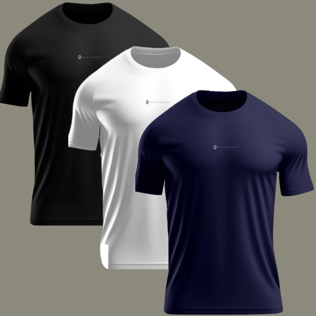Kit 3 Camisetas Dry Fit Masculina ORIGNS TECH