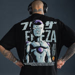 Camisa Oversized Streetwear Plus Size Freeza Black